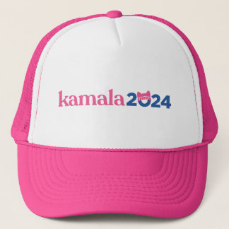 Gorra De Camionero Kamala 2024 Rosa