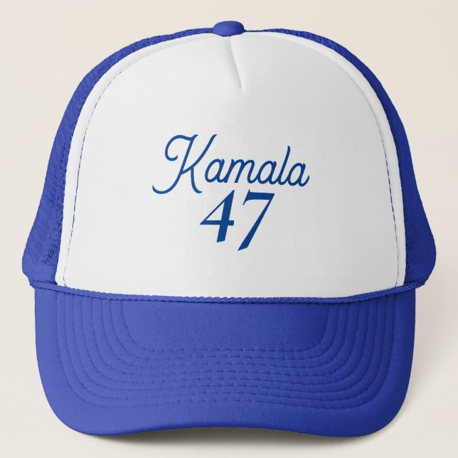 Gorra De Camionero Kamala 47.ª Presidenta  (Anverso)