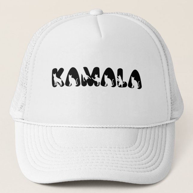 Gorra De Camionero Kamala canta camiseta básica femenina (Anverso)