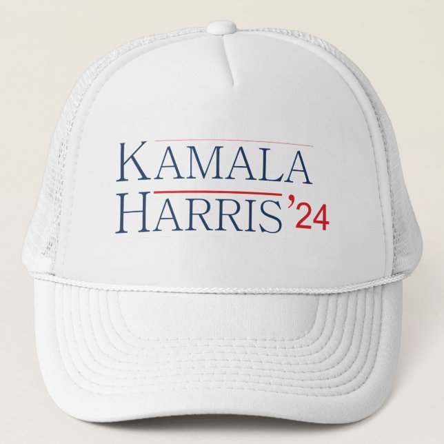 Gorra De Camionero Kamala Harris 2024 Gorra, Elecciones Presidenciale (Anverso)