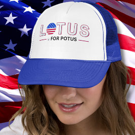 Gorra De Camionero Kamala Harris 2024 Lotus for Potus