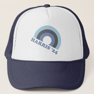 Gorra De Camionero Kamala Harris 2024 Retro Rainbow