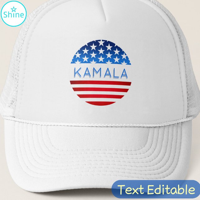 Gorra De Camionero Kamala Harris Elección Bandera de Estados Unidos P (Subido por el creador)