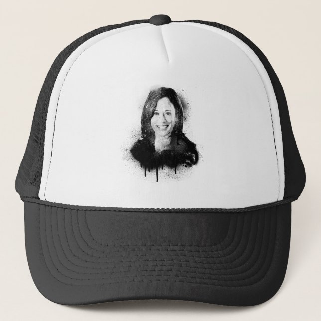 Gorra De Camionero Kamala Harris Graffiti Art (Anverso)