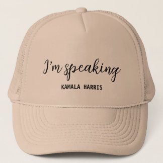 Gorra De Camionero Kamala Harris Hablo 2024 Señora Presidenta