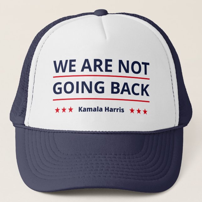 Gorra De Camionero Kamala Harris - No volveremos II (Anverso)