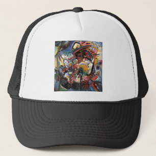 Gorra De Camionero Kandinsky Moscú I Cityscape Resumen Pintura