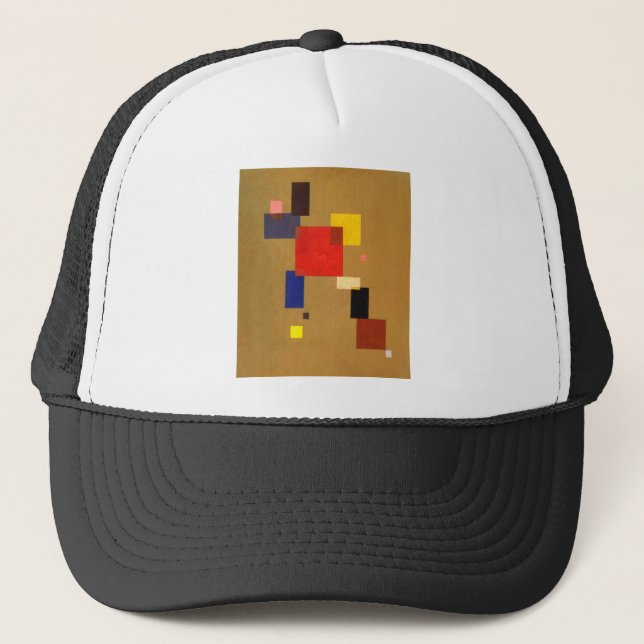 Gorra De Camionero Kandinsky Trece Rectángulos Resumen Pintura (Anverso)