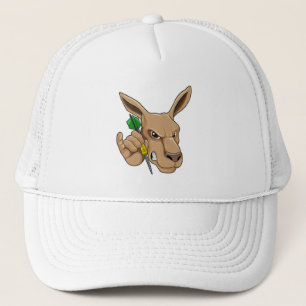 Gorra De Camionero Kangaroo como jugador de Dart con Dart