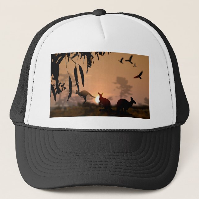 Gorra De Camionero Kangaroos (Anverso)