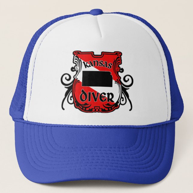 Gorra De Camionero Kansas Diver (Anverso)