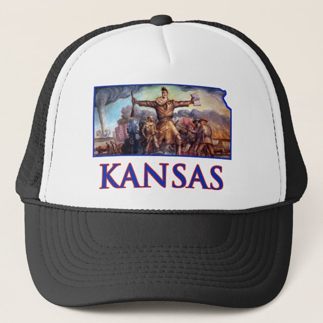 Gorra De Camionero Kansas Juan Brown y el preludio trágico (Anverso)