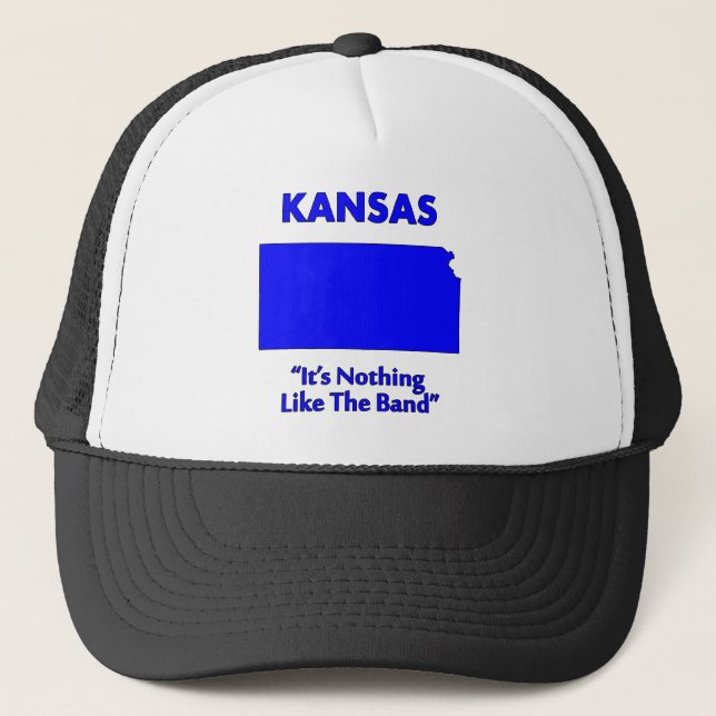 Gorra De Camionero Kansas - no es nada como la banda (Anverso)