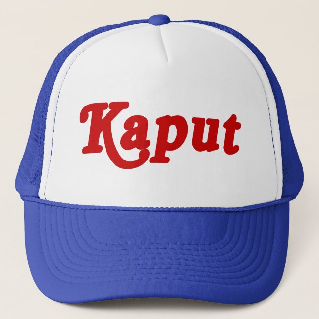 GORRA DE CAMIONERO KAPUT ♦ NOT WORK ♦ (Anverso)