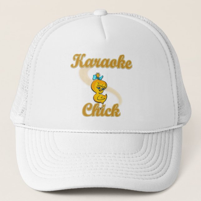 Gorra De Camionero Karaoke Chick (Anverso)