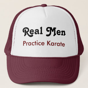 Gorra De Camionero Karate de práctica de un verdadero
