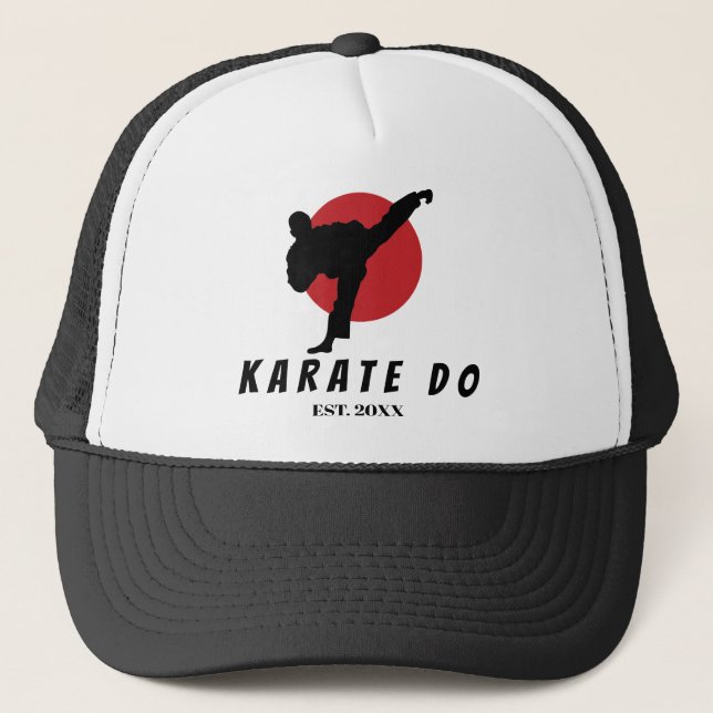 Gorra De Camionero Karate Tournament Cap Martial Arts Hat (Anverso)