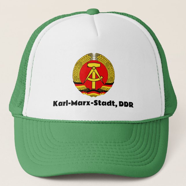 Gorra De Camionero Karl Marx Stadt, Deutsche Demokratische Republik (Anverso)