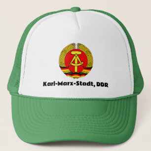 Gorra De Camionero Karl Marx Stadt, República Democrática Alemana