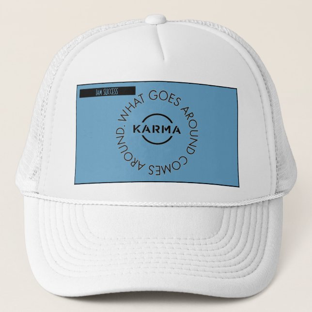 GORRA DE CAMIONERO KARMA (Anverso)