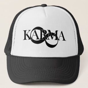 Gorra De Camionero Karma con símbolo infinito