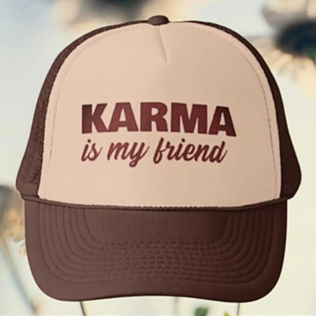 Gorra De Camionero Karma es mi amigo (Subido por el creador)