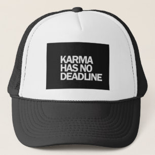 GORRA DE CAMIONERO KARMA NO TIENE LÍMITE PARA CITAS DIVERSAS QUE DIC