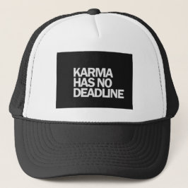 GORRA DE CAMIONERO KARMA NO TIENE LÍMITE PARA CITAS DIVERSAS QUE DICE