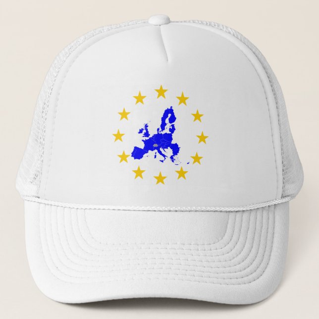 Gorra De Camionero Karte der Europäischen Union mit Sternenkreis (Anverso)