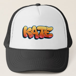 Gorra De Camionero ¡Kate Graffiti Style Merch! Kate de nombre persona