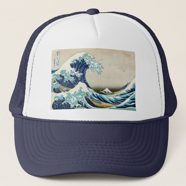 Gorra De Camionero Katsushika Hokusai - La gran ola de Kanagawa (Anverso)
