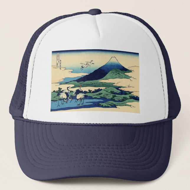 Gorra De Camionero Katsushika Hokusai - Umegawa en la provincia de Sa (Anverso)