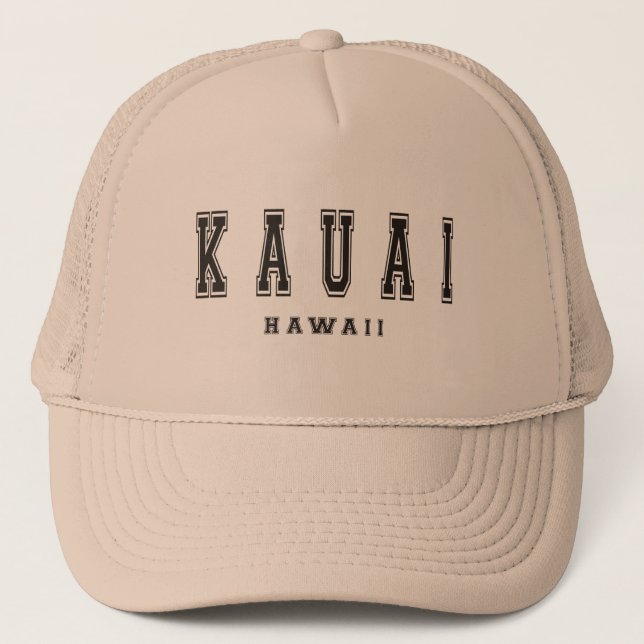 Gorra De Camionero Kauai Hawaii (Anverso)