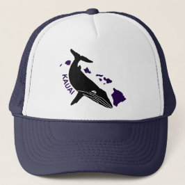 Gorra De Camionero Kauai - Hombrero de Camionero Humpback de las Isla
