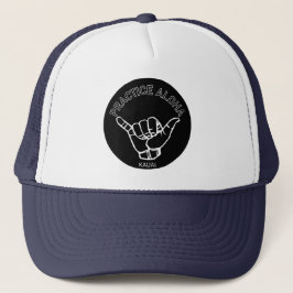 Gorra De Camionero Kauai - Practica Aloha Shaka (suelta)