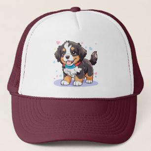Gorra De Camionero Kawaii Bernese Puppy, Cute Berner Pup
