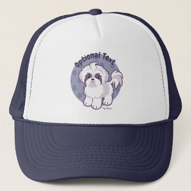 Gorra De Camionero Kawaii Shih Tzu (Anverso)