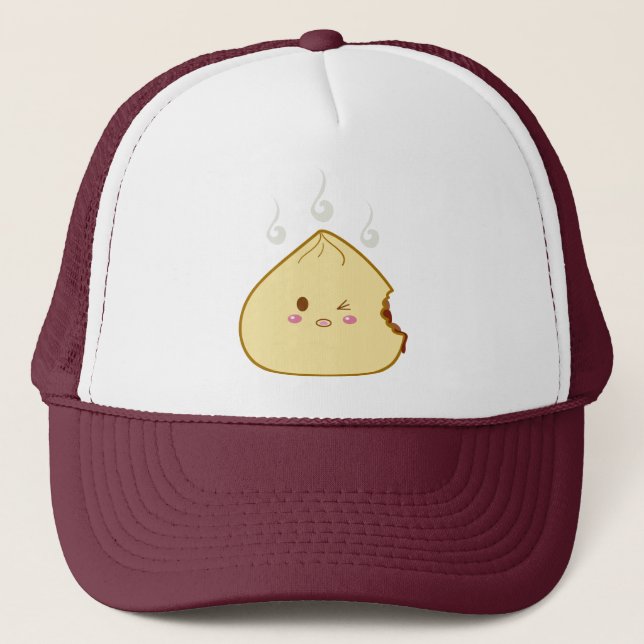 Gorra De Camionero Kawaii "SioPao" Meatbun Bitemark (Anverso)