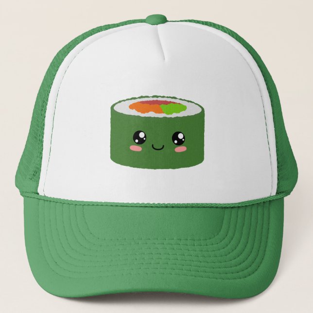 Gorra De Camionero Kawaii Sushi (Anverso)