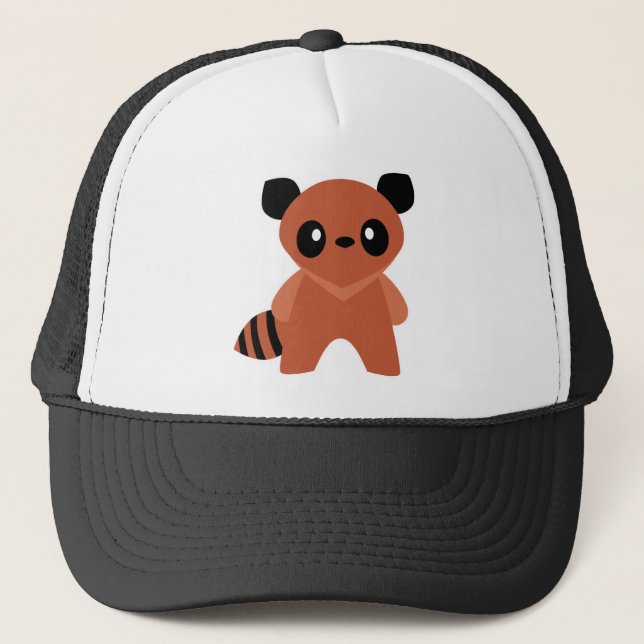 Gorra De Camionero Kawaii Tanuki (Anverso)