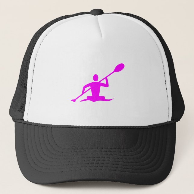 Gorra De Camionero Kayak - Magenta (Anverso)