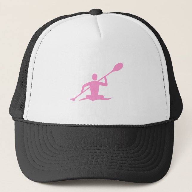 Gorra De Camionero Kayak - Rosa (Anverso)