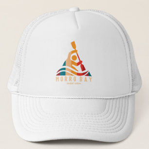 Gorra De Camionero Kayaking Retro Morro Bay