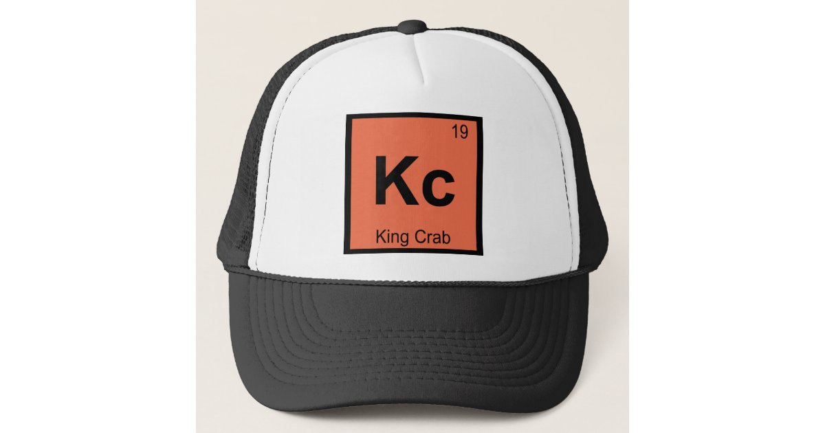 Gorra De Camionero Kc Simbolo De La Tabla Periodica De La Quimica Zazzle Es