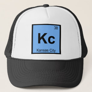 Gorra De Camionero Kc - Símbolo de la tabla periódica de química de K