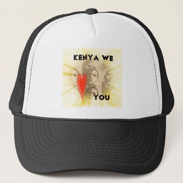 Gorra De Camionero Kenia te ama (Anverso)