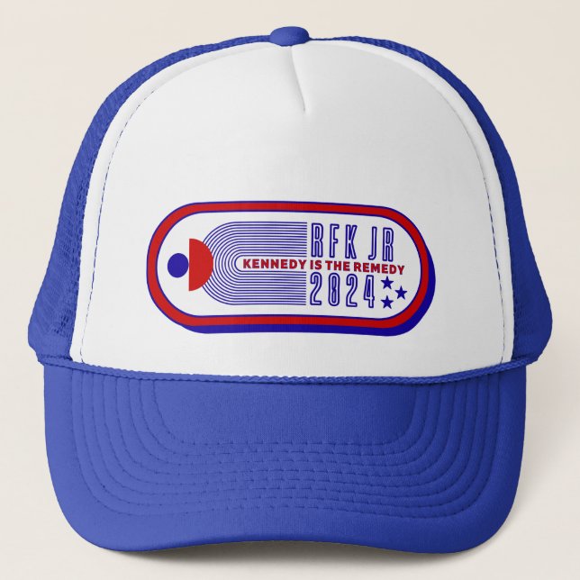 Gorra De Camionero "Kennedy es el remedio" RFK Jr 2024 (Anverso)