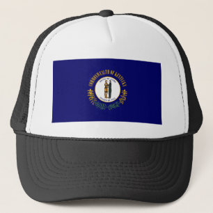 Gorra De Camionero Kentucky: Commonwealth del Bluegrass Bandera del e