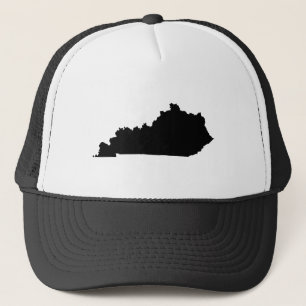 Gorra De Camionero Kentucky en blanco y negro