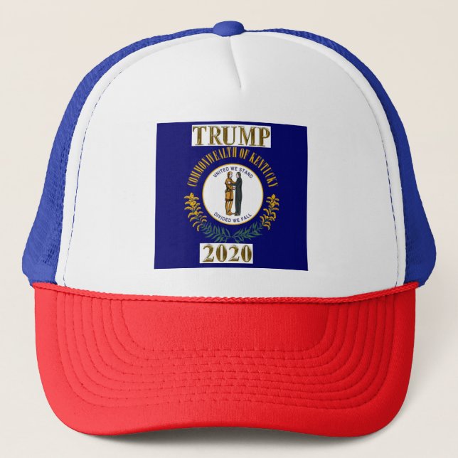 GORRA DE CAMIONERO KENTUCKY FLAG (Anverso)